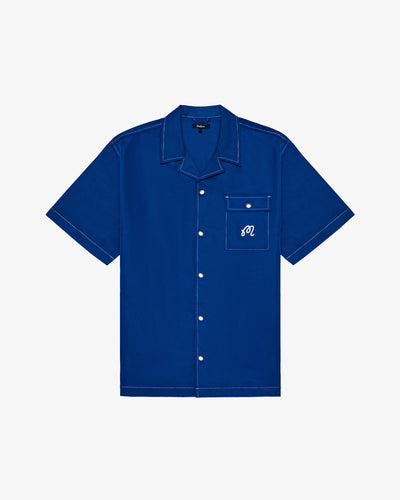 MENTON NYLON CAMP COLLAR SHIRT