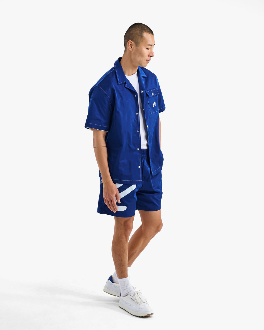 MENTON NYLON CAMP COLLAR SHIRT