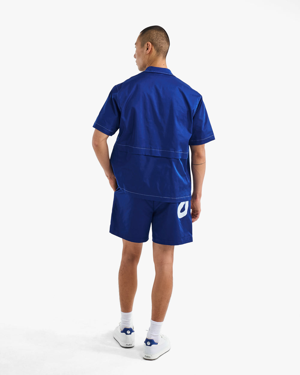 MENTON NYLON CAMP COLLAR SHIRT