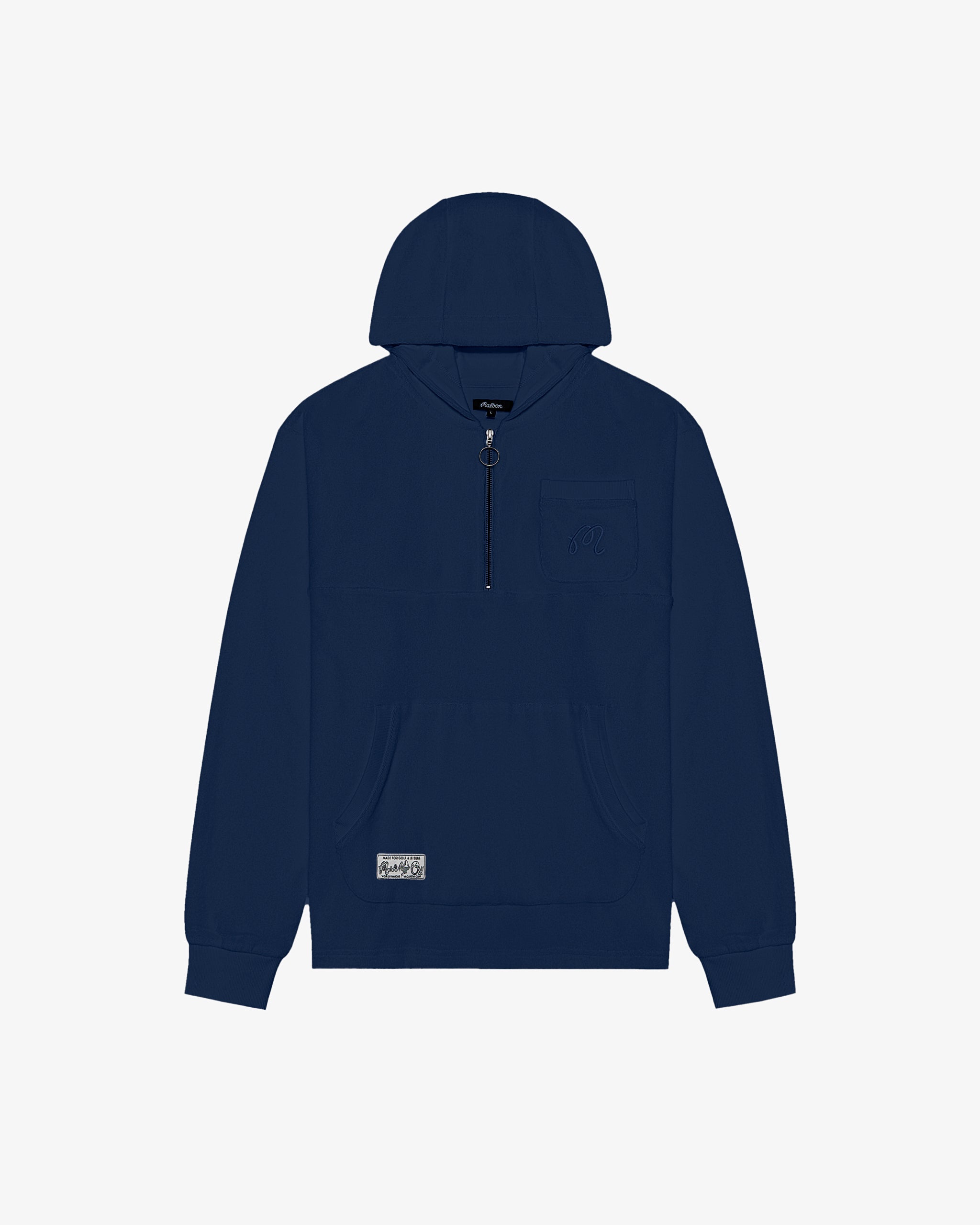 CASTELLO FRENCH TERRY QUARTER ZIP HOODIE