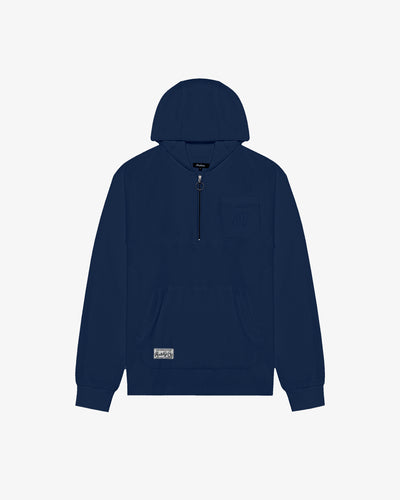 CASTELLO FRENCH TERRY QUARTER ZIP HOODIE
