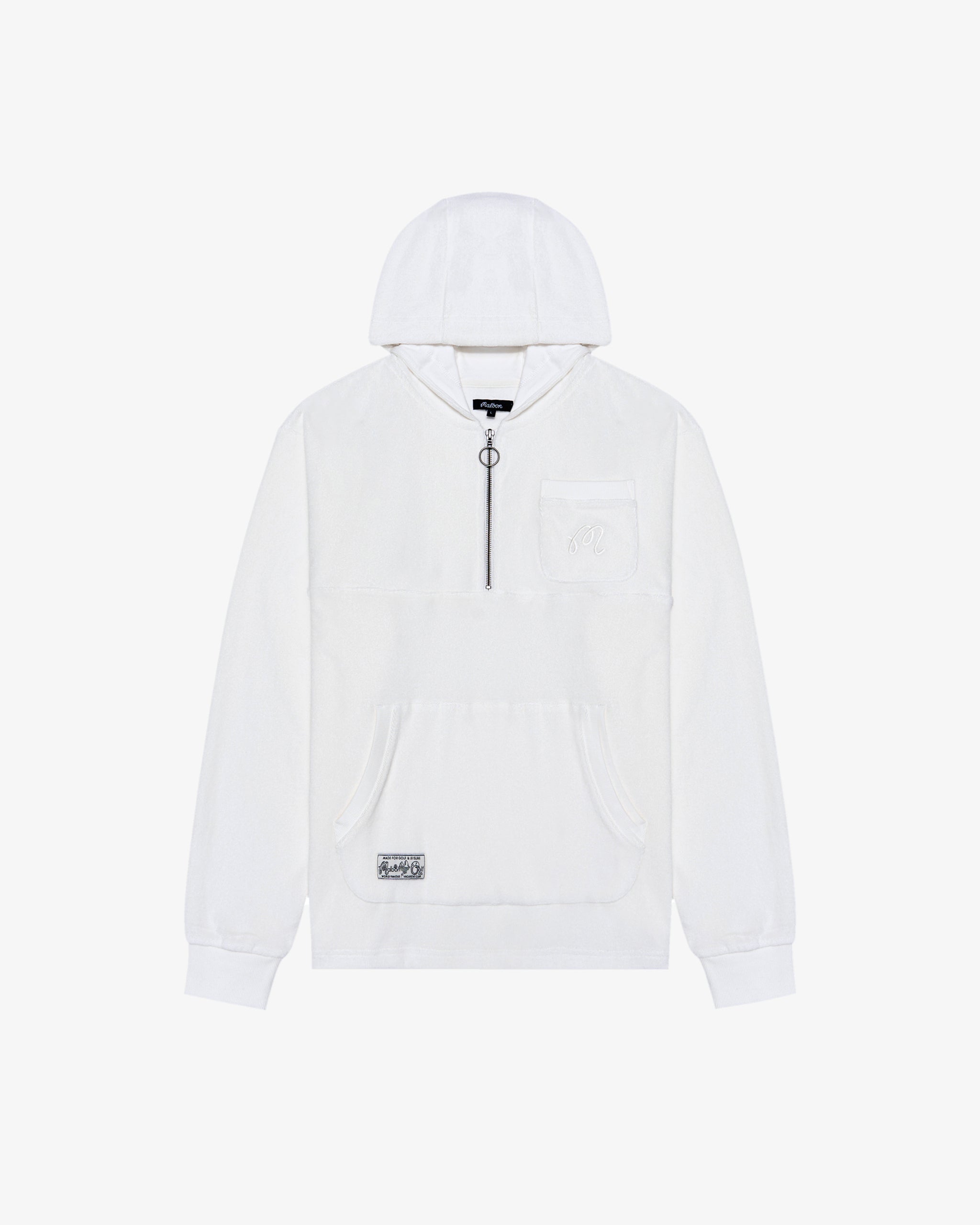 CASTELLO FRENCH TERRY QUARTER ZIP HOODIE