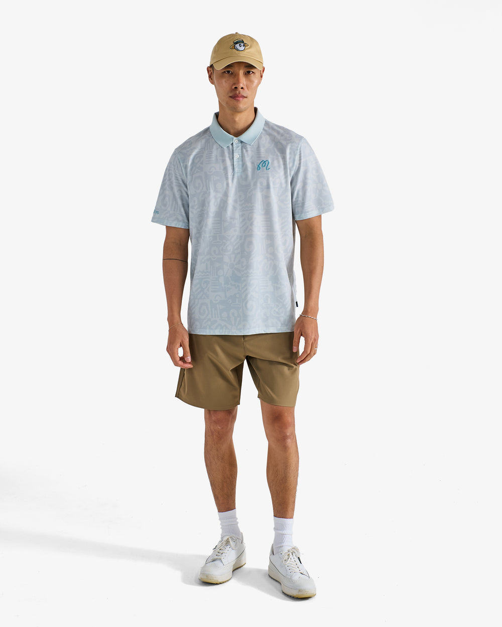 MEZZO PERFORMANCE PIQUE PRINTED POLO