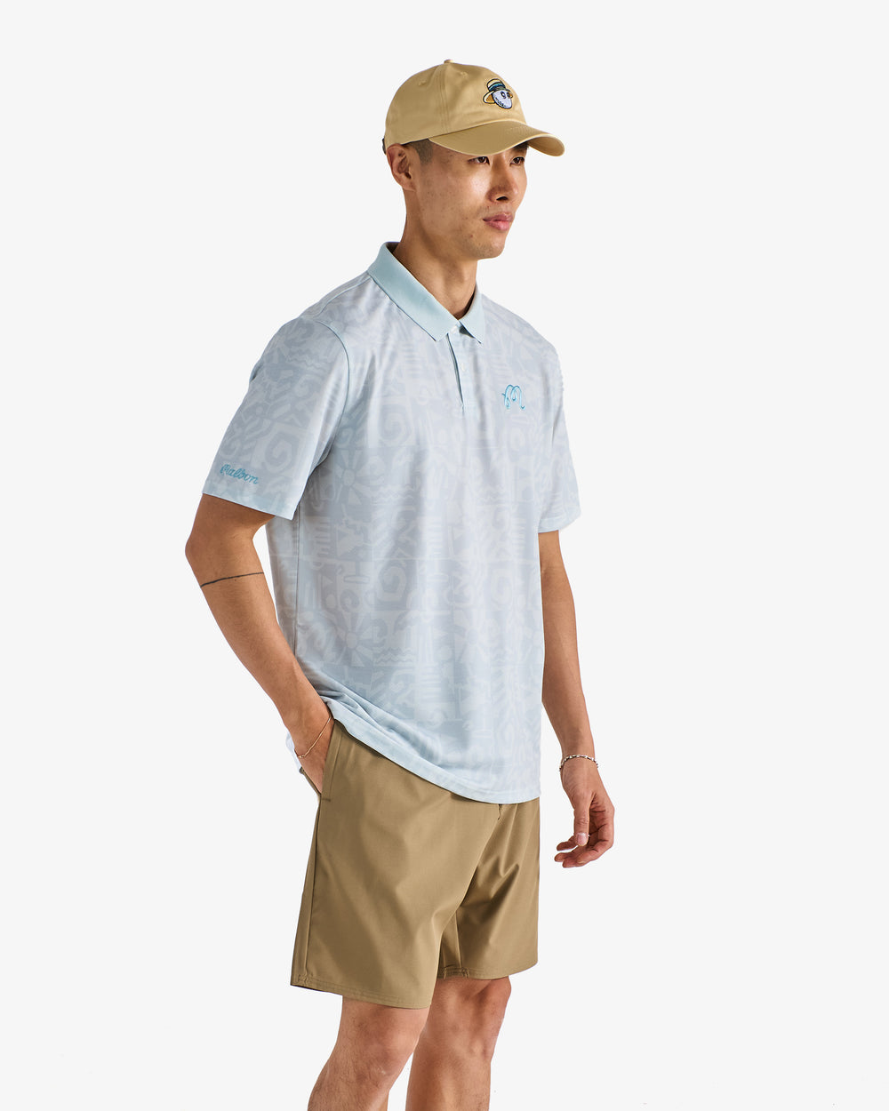 MEZZO PERFORMANCE PIQUE PRINTED POLO