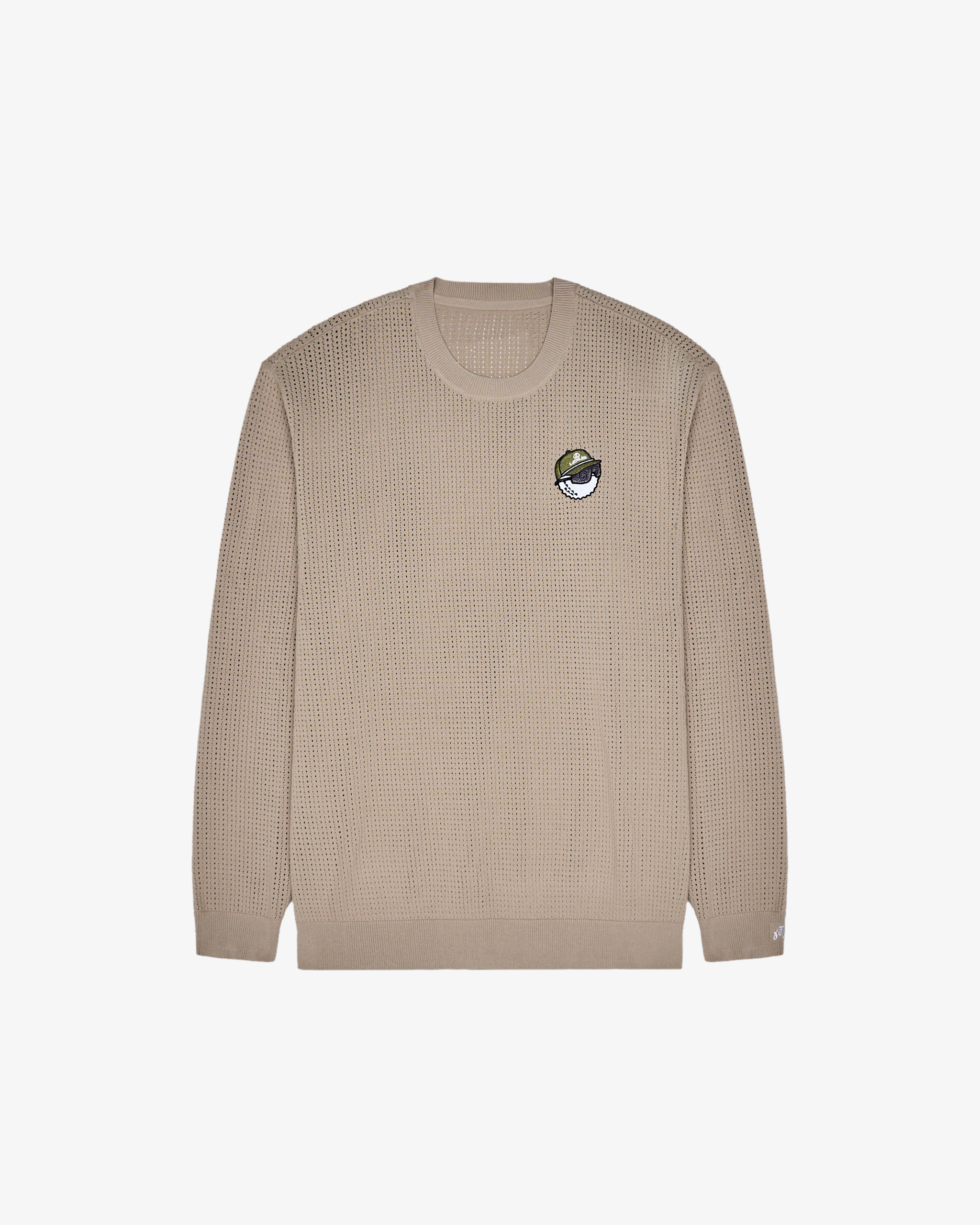 MALBON X LEXUS POLY PERFORATED CREWNECK
