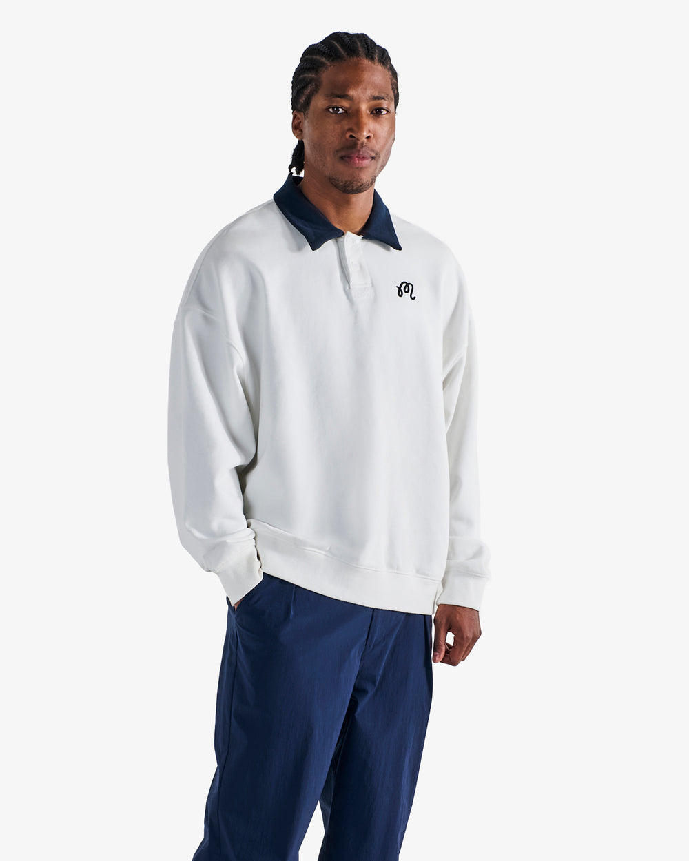 ARTIGIANALE COLLARED CREWNECK