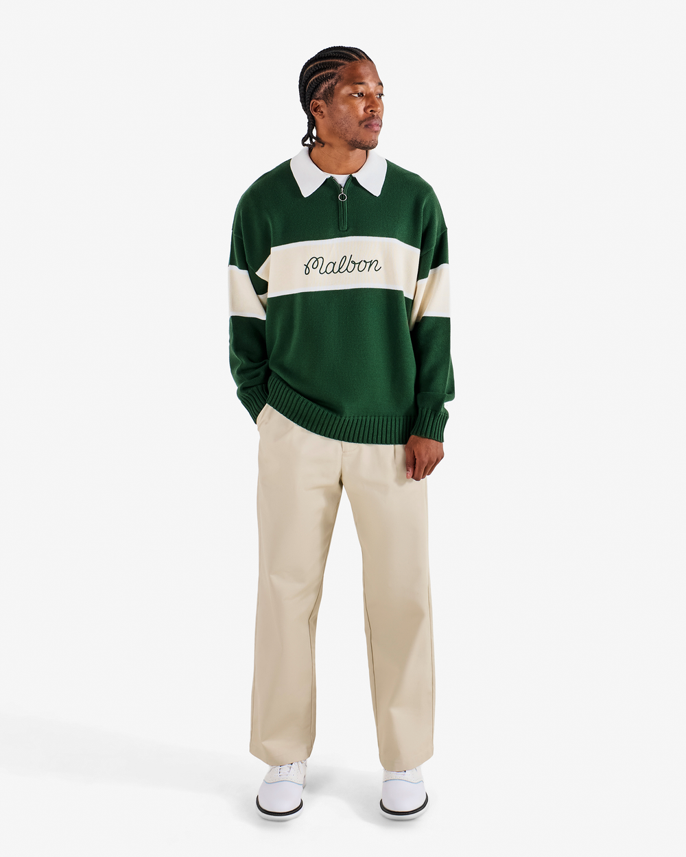 BENNETT KNIT POLO SWEATER