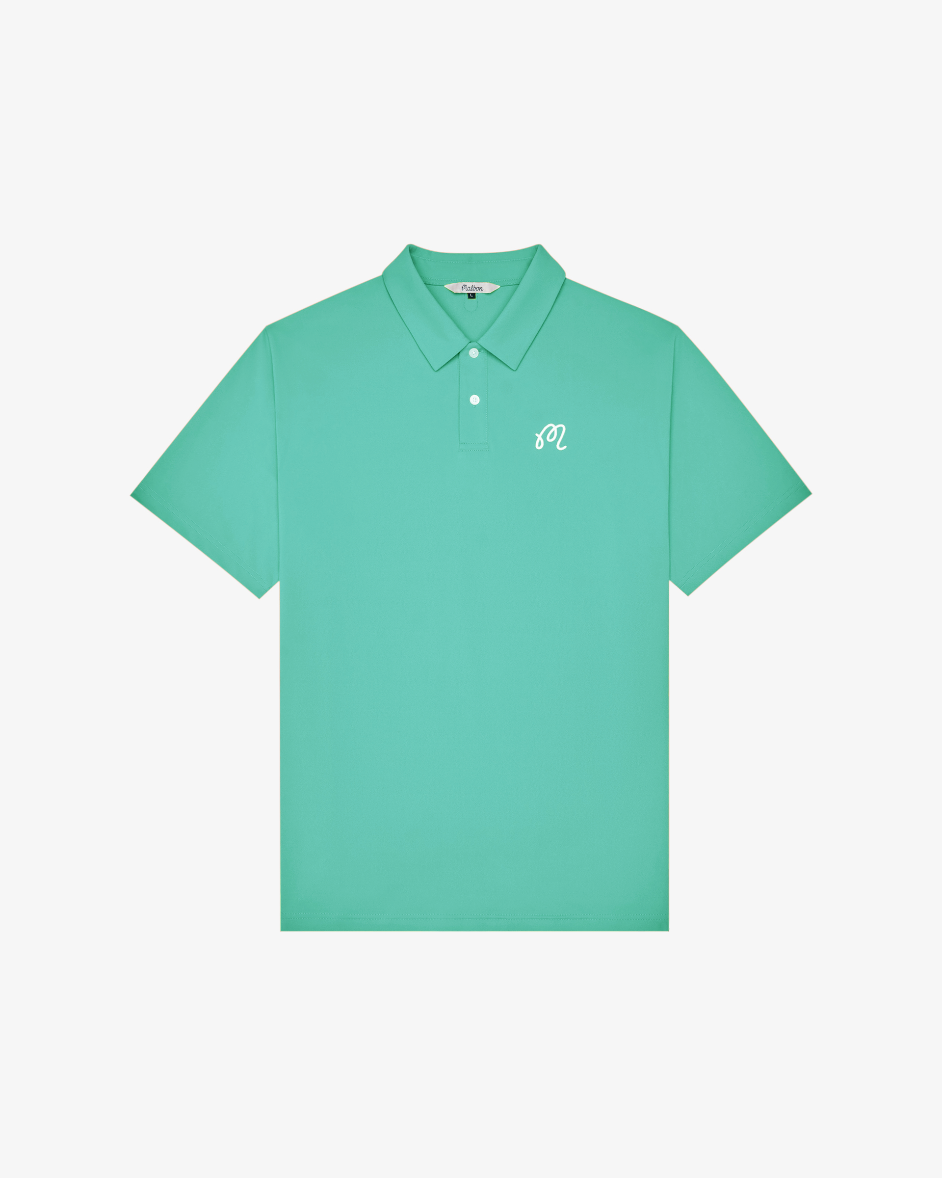 Malbon 緑色 ポロシャツ FAIRWAY POLO – Malbon