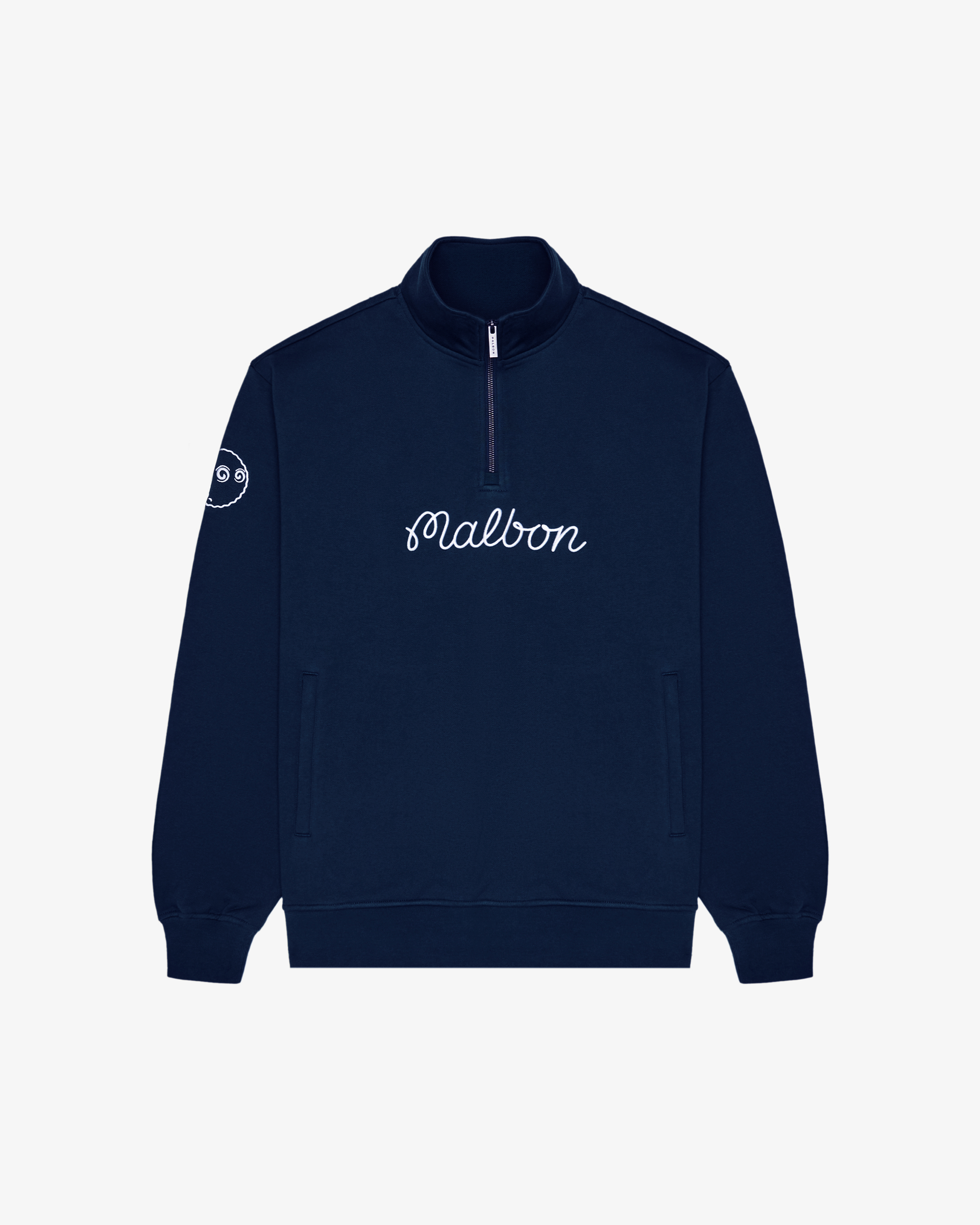 Malbon Golf COLLEGIATE SWEATSHIRT サイズL M-9419-NVY.png?v=1754930286&