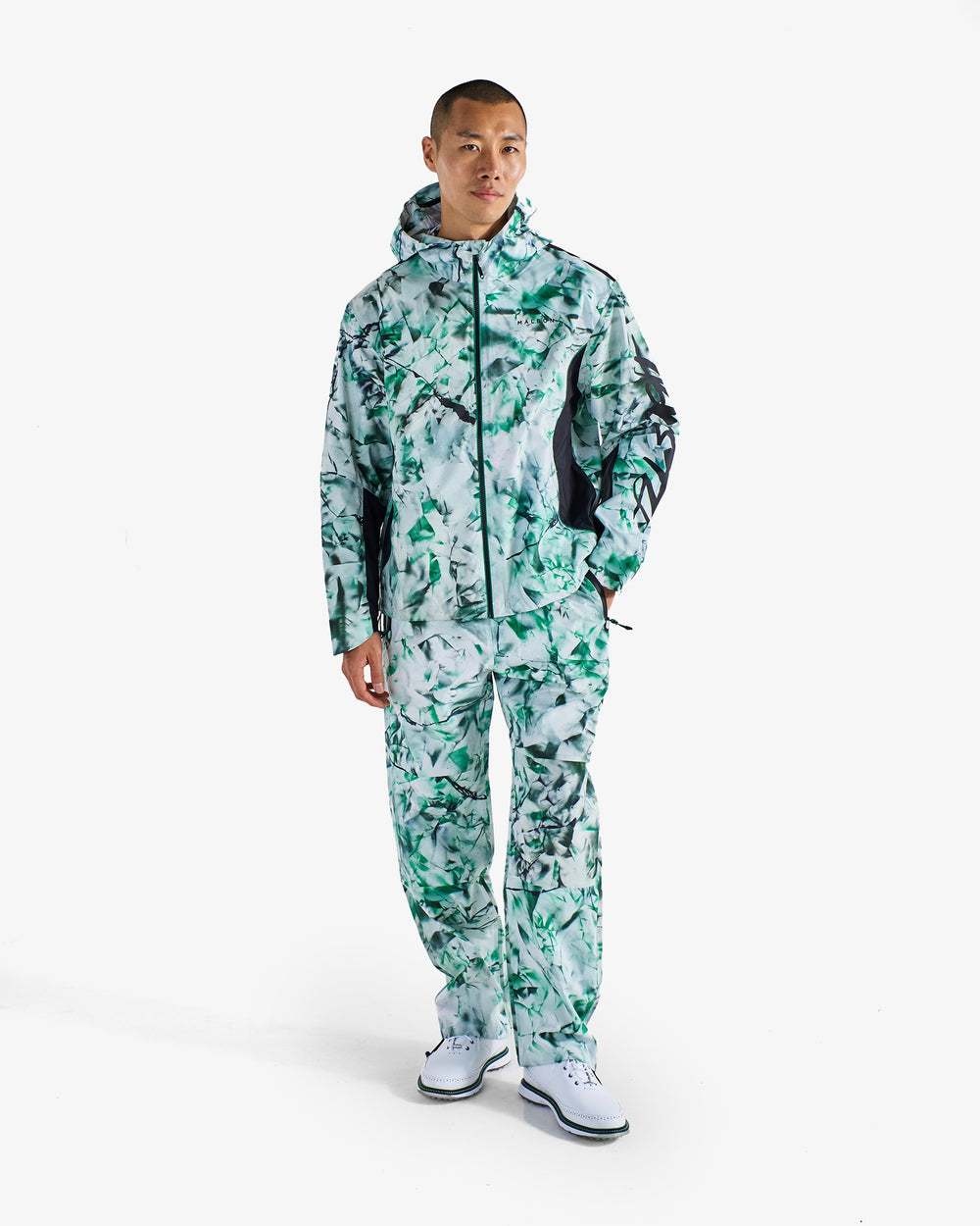 FUTURA CRACKLE CAMO RAIN JACKET