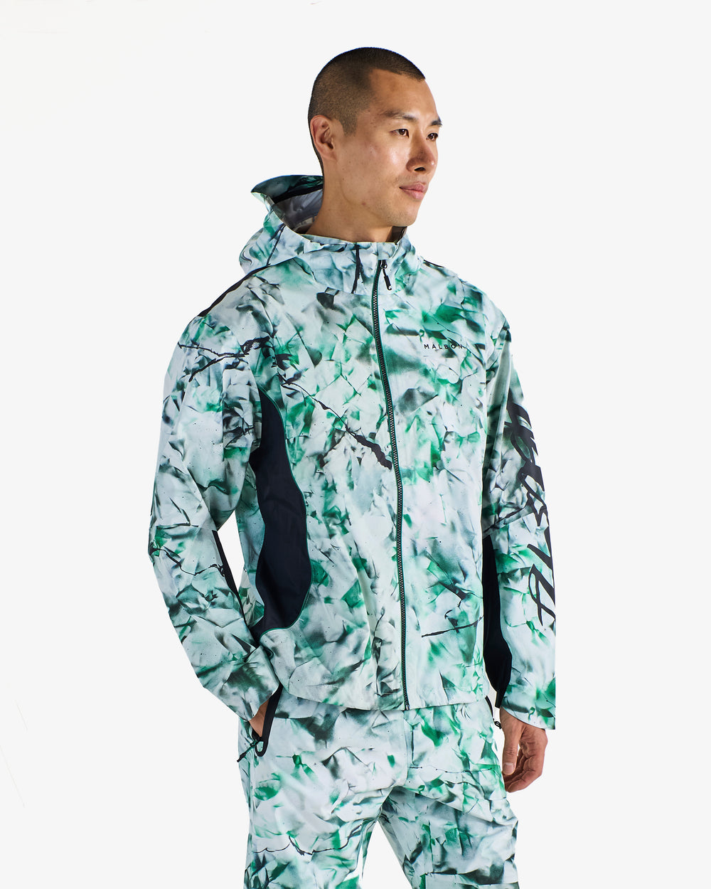 FUTURA CRACKLE CAMO RAIN JACKET