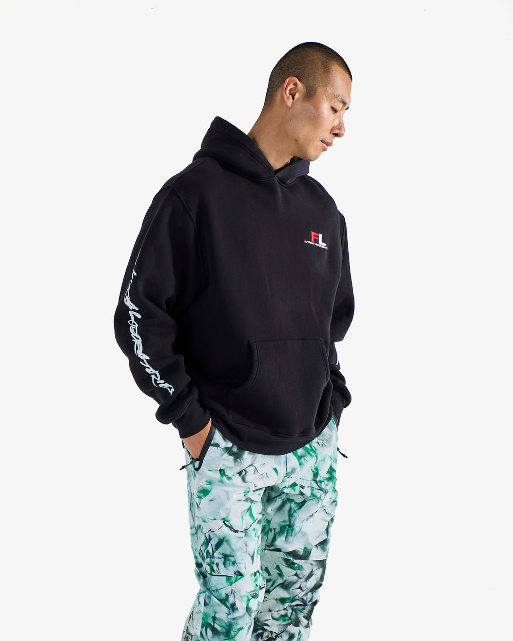 FUTURA TAG HOODED SWEATSHIRT