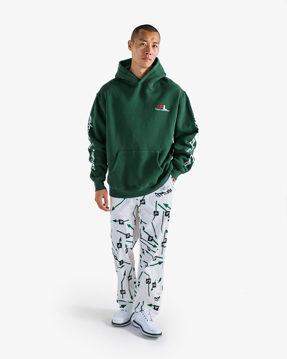 FUTURA TAG HOODED SWEATSHIRT
