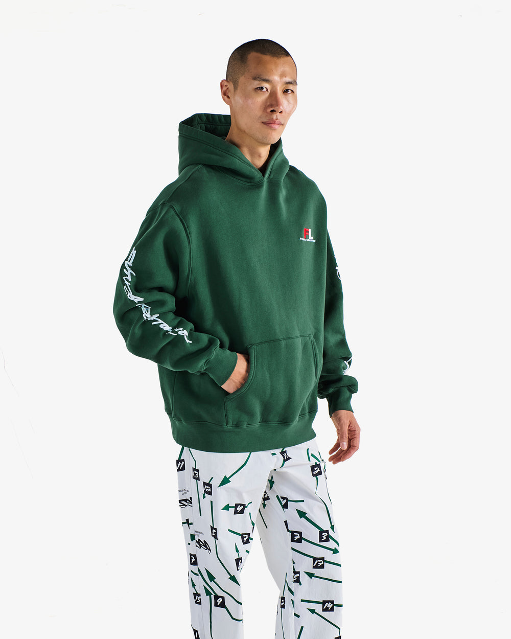 FUTURA TAG HOODED SWEATSHIRT
