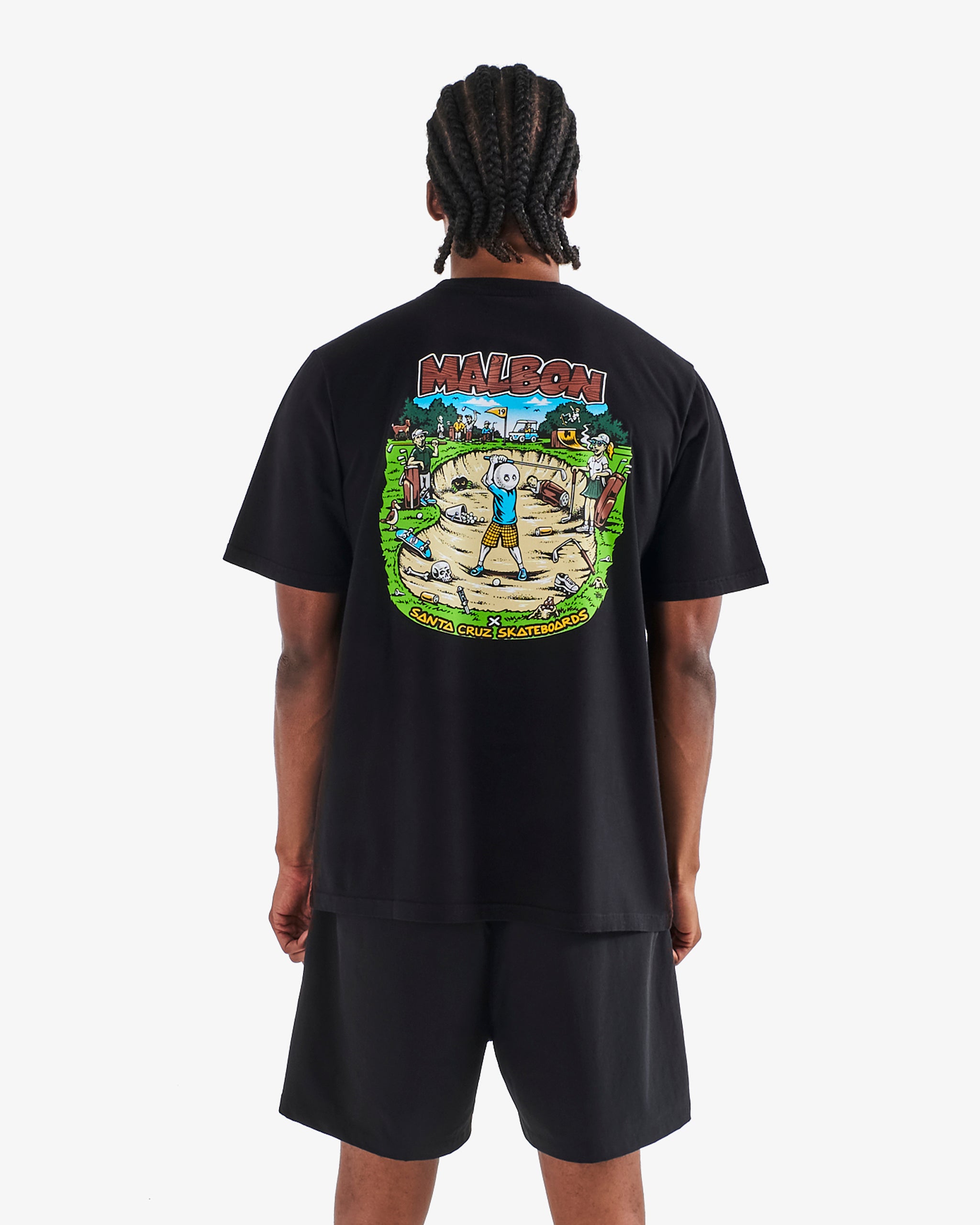 MALBON マルボン Scooter Shorts / ブラック MALBON マルボン Scooter Shorts / ブラック