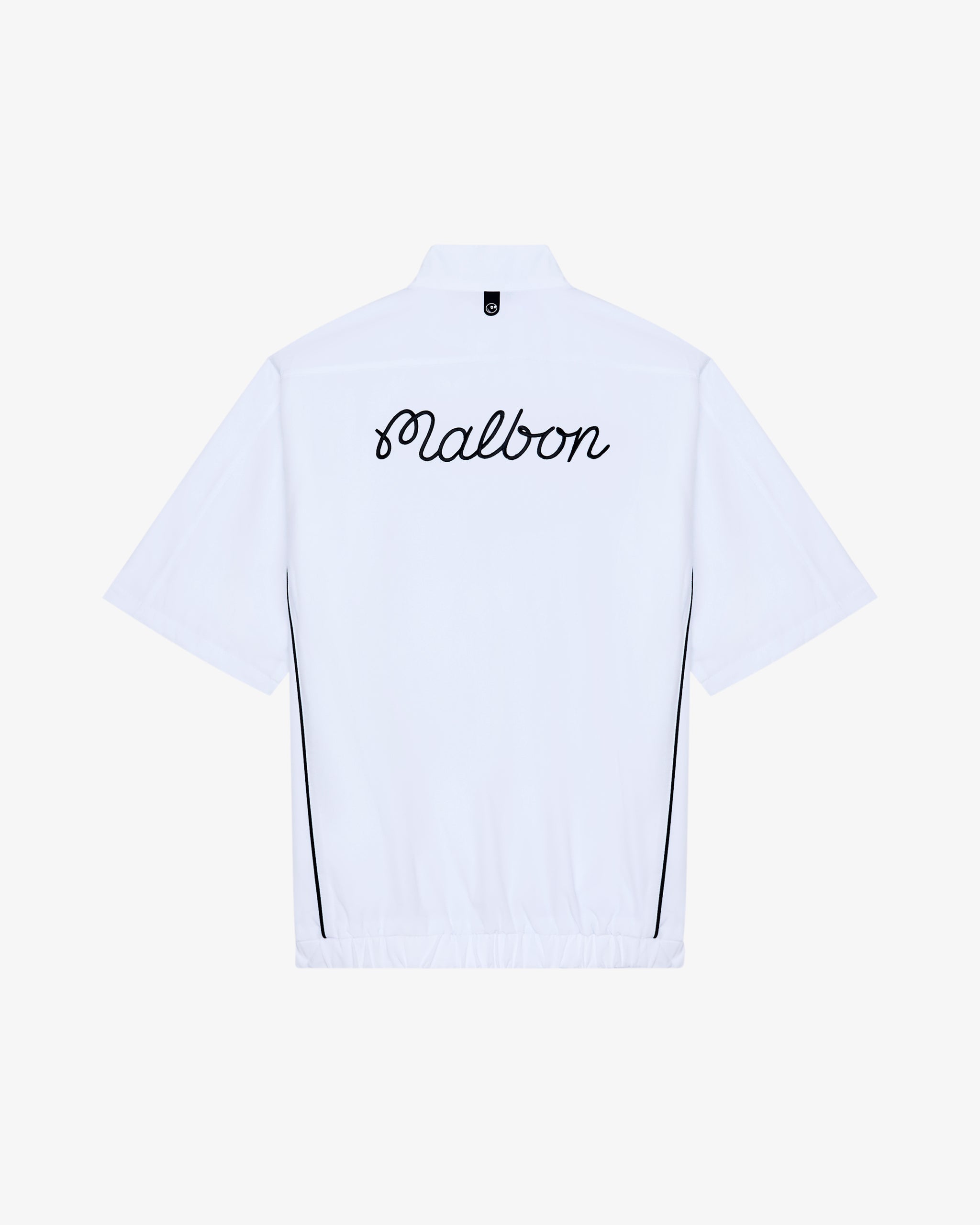 【MALBON GOLF】 Mesh jacquard round t-shirt ■MAN /追跡付 LINKS WINDSHIRT – Malbon Golf