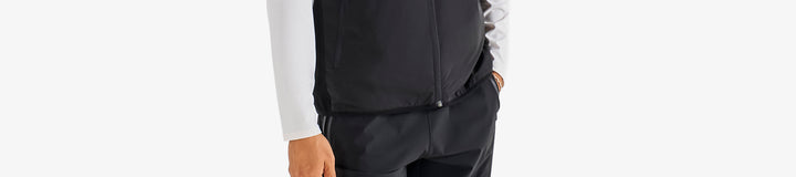 MALBON PERFORMANCE RIBBED PANEL VEST