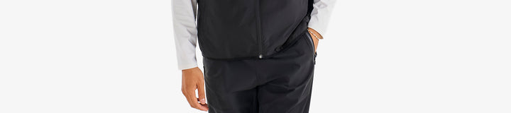 MALBON PERFORMANCE RIBBED PANEL VEST