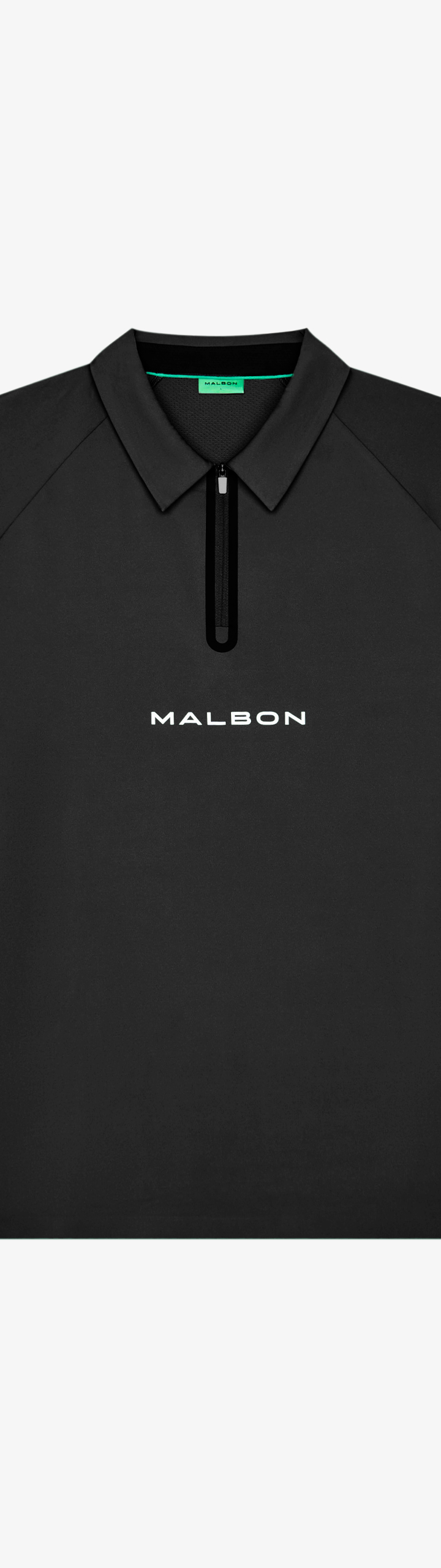 PERFORMANCE ZIP RAGLAN POLO – Malbon PERFORMANCE ZIP RAGLAN POLO – Malbon