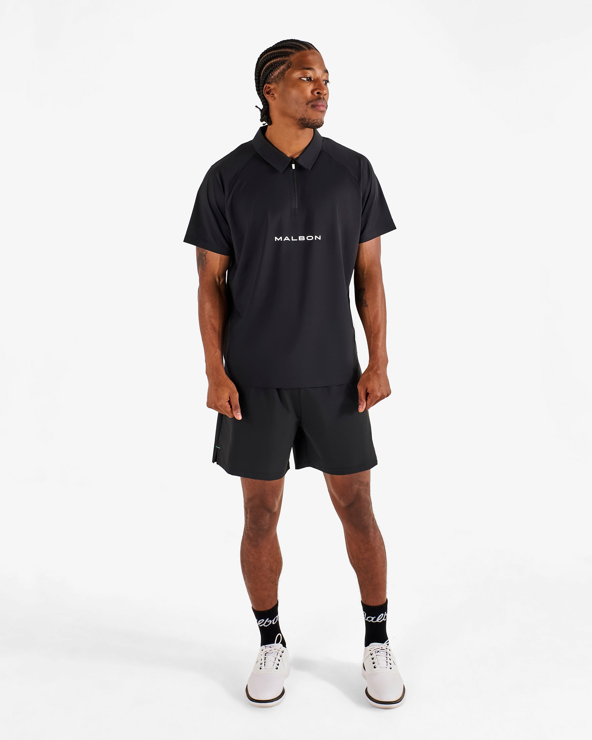 PERFORMANCE ZIP RAGLAN POLO – Malbon