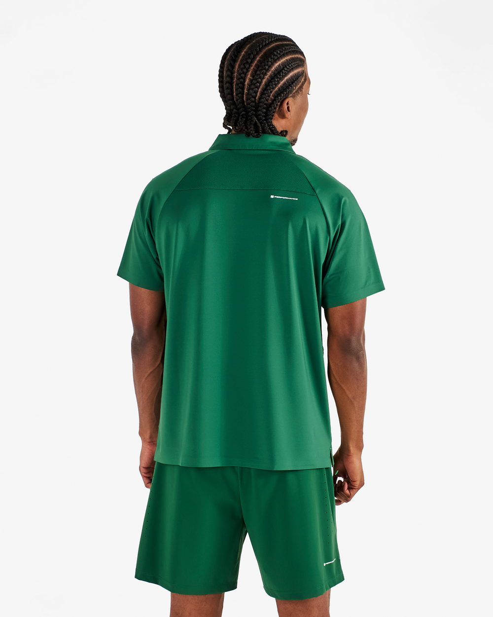 PERFORMANCE ZIP RAGLAN POLO