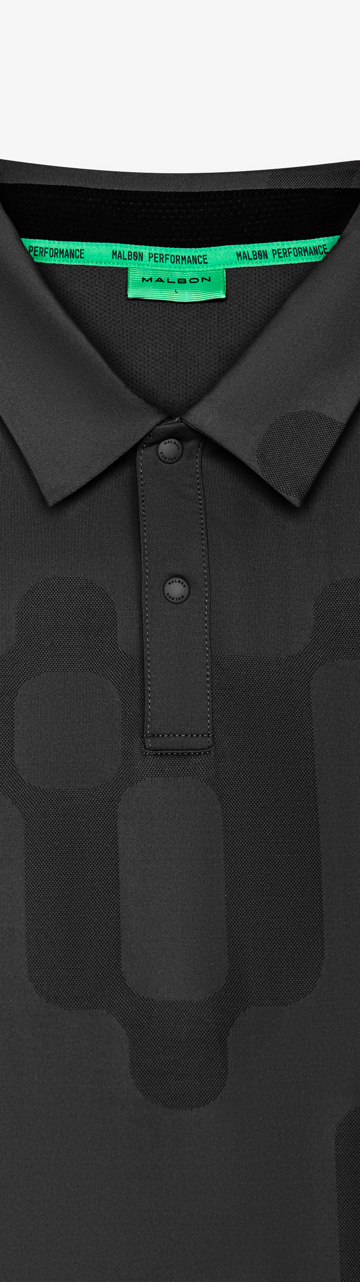 PERFORMANCE MESH PANELED POLO – Malbon PERFORMANCE MESH PANELED POLO – Malbon