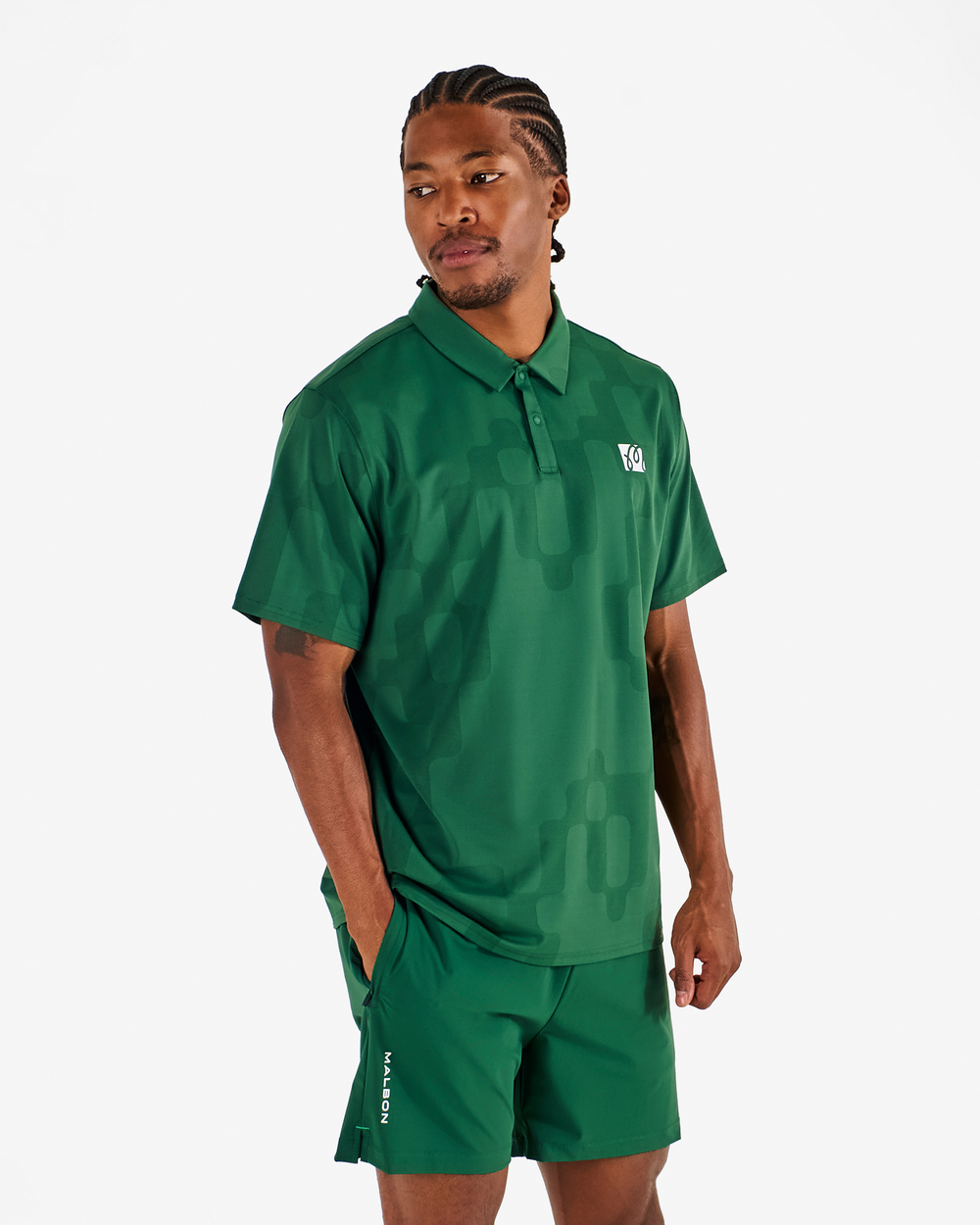 PERFORMANCE MESH PANELED POLO