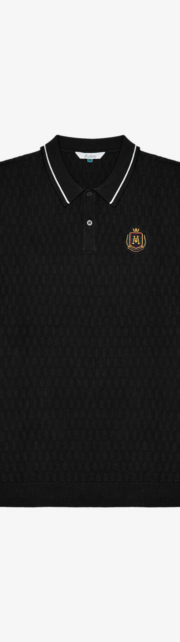 CREST KNIT POLO