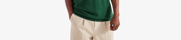 CREST KNIT POLO