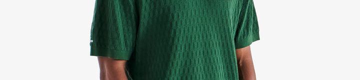 CREST KNIT POLO