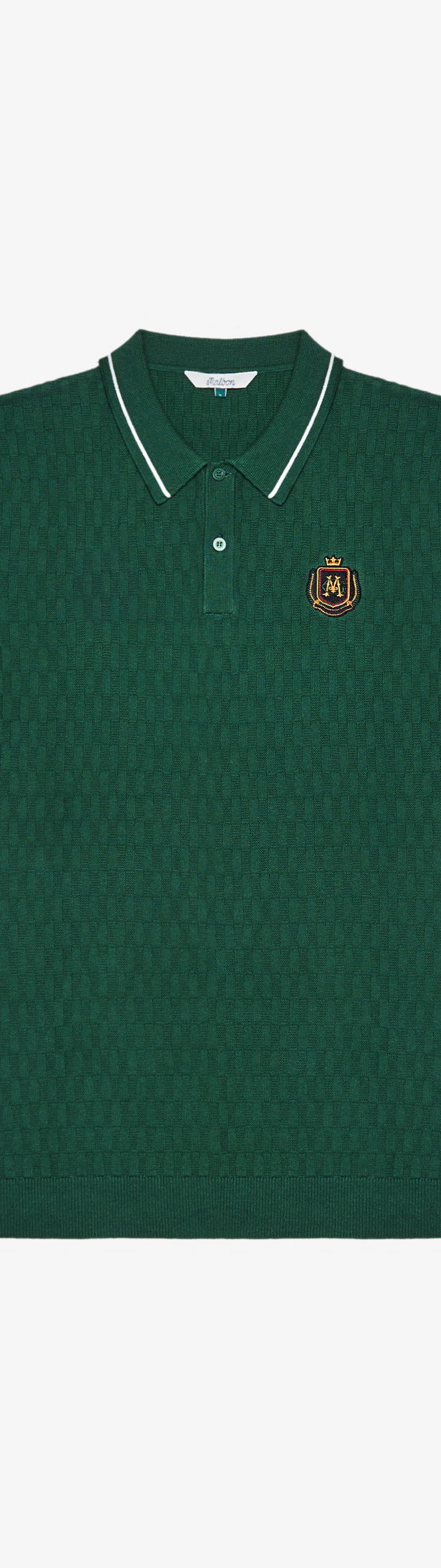 CREST KNIT POLO