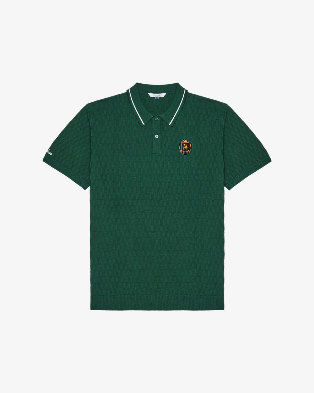 CREST KNIT POLO