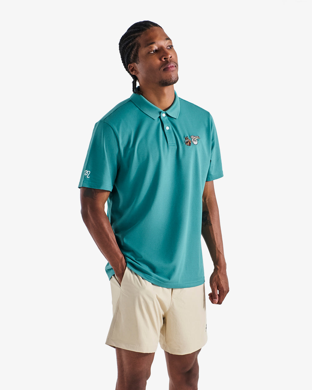 TWO MAN SCRAMBLE PIQUE POLO