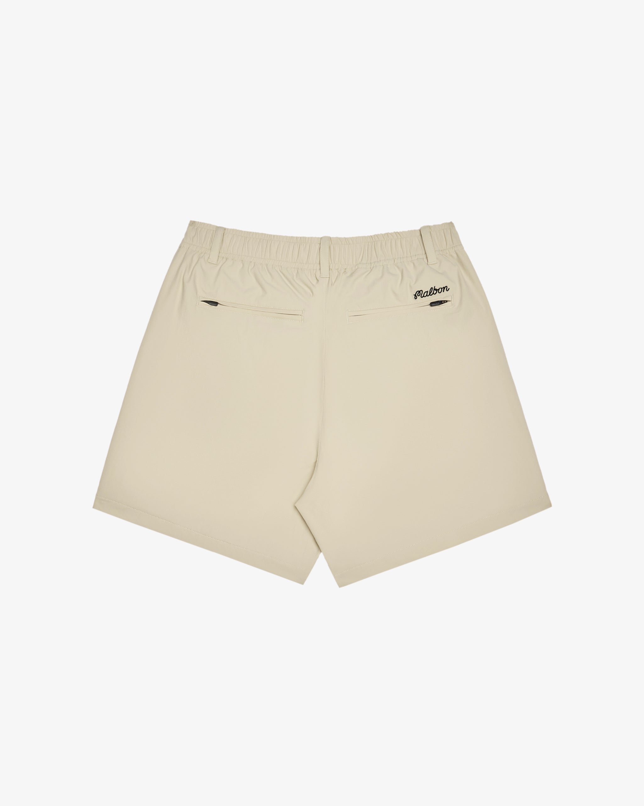 【MALBON GOLF】 Summer Basic Shorts ■MAN /追跡付 Malbon Golf Shorts Mesh Basket Pocket Sesame
