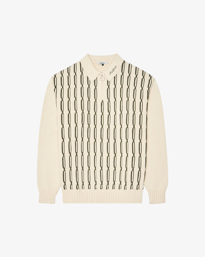 LINKS POLO SWEATER