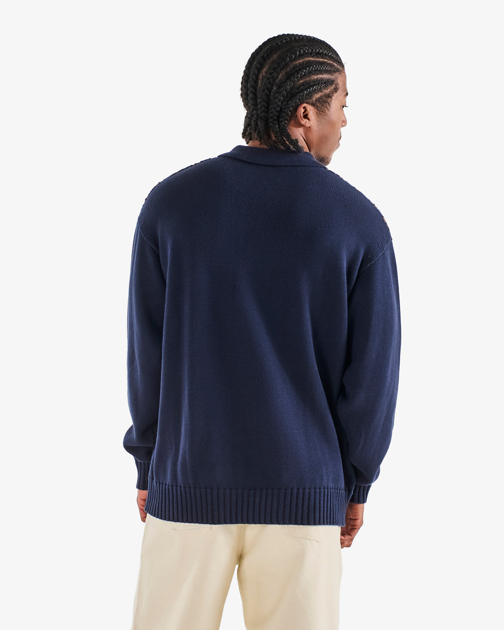 LINKS POLO SWEATER