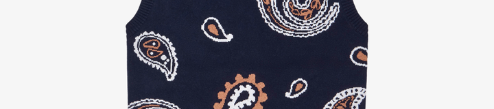 PAISLEY SWEATER VEST