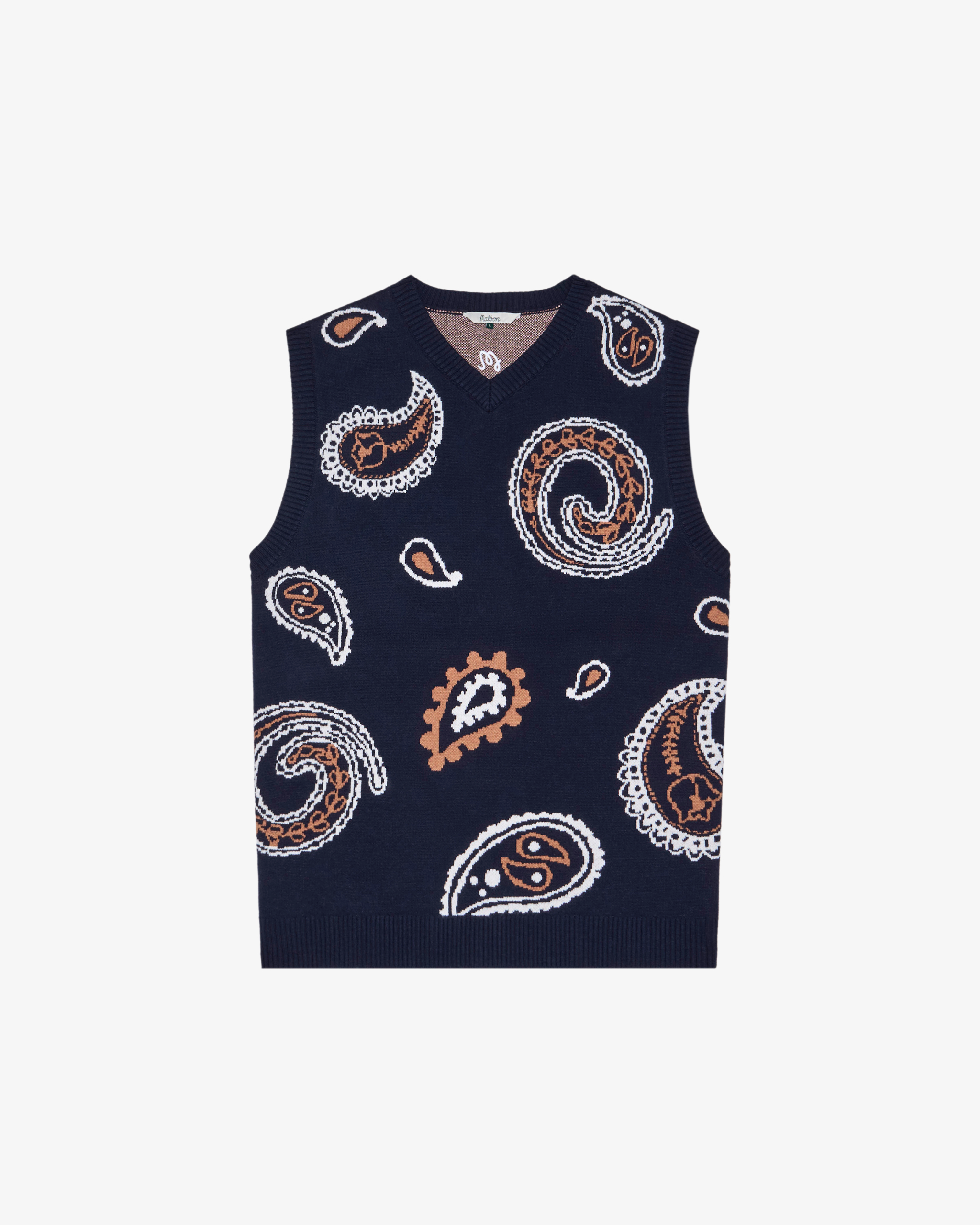 PAISLEY SWEATER VEST