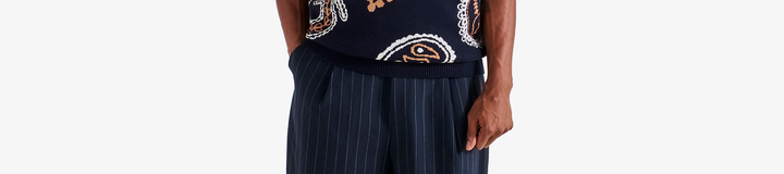 PAISLEY SWEATER VEST