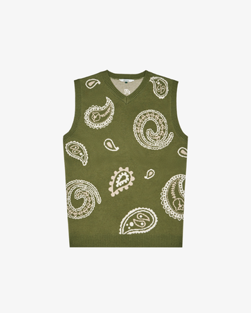 PAISLEY SWEATER VEST – Malbon