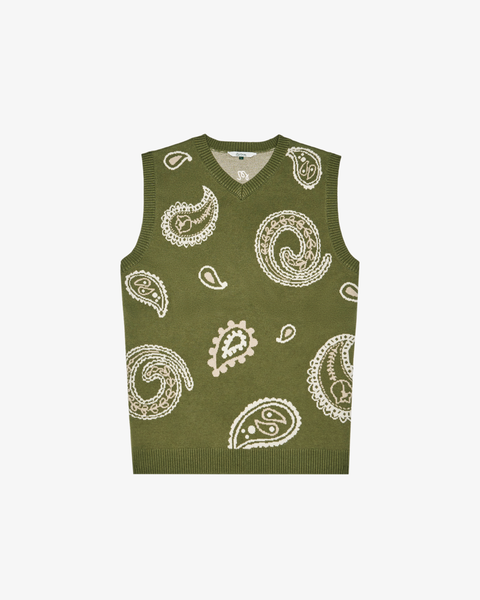 PAISLEY SWEATER VEST – Malbon