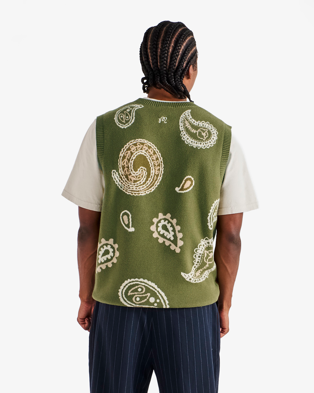 PAISLEY SWEATER VEST