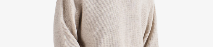 GAUGE WAFFLE KNIT POLO