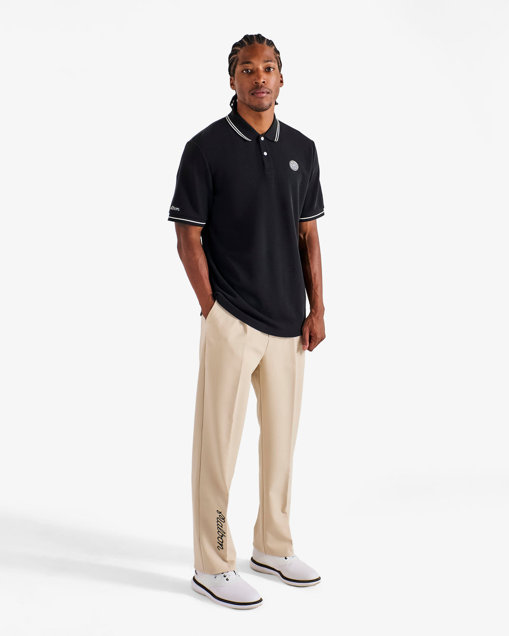 FAIRWAY APPLIQUE PIQUE POLO