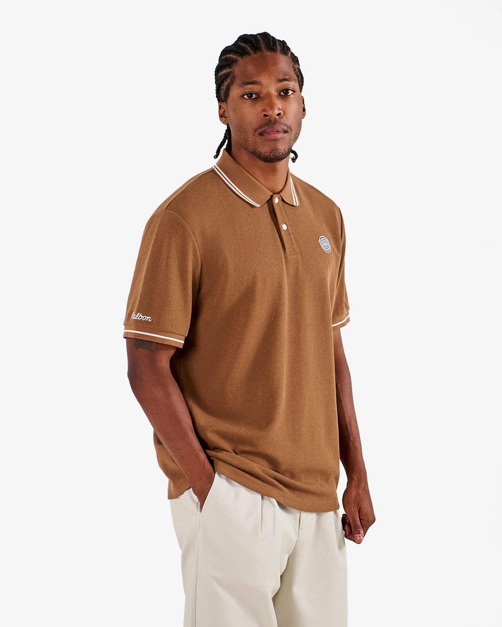 FAIRWAY APPLIQUE PIQUE POLO