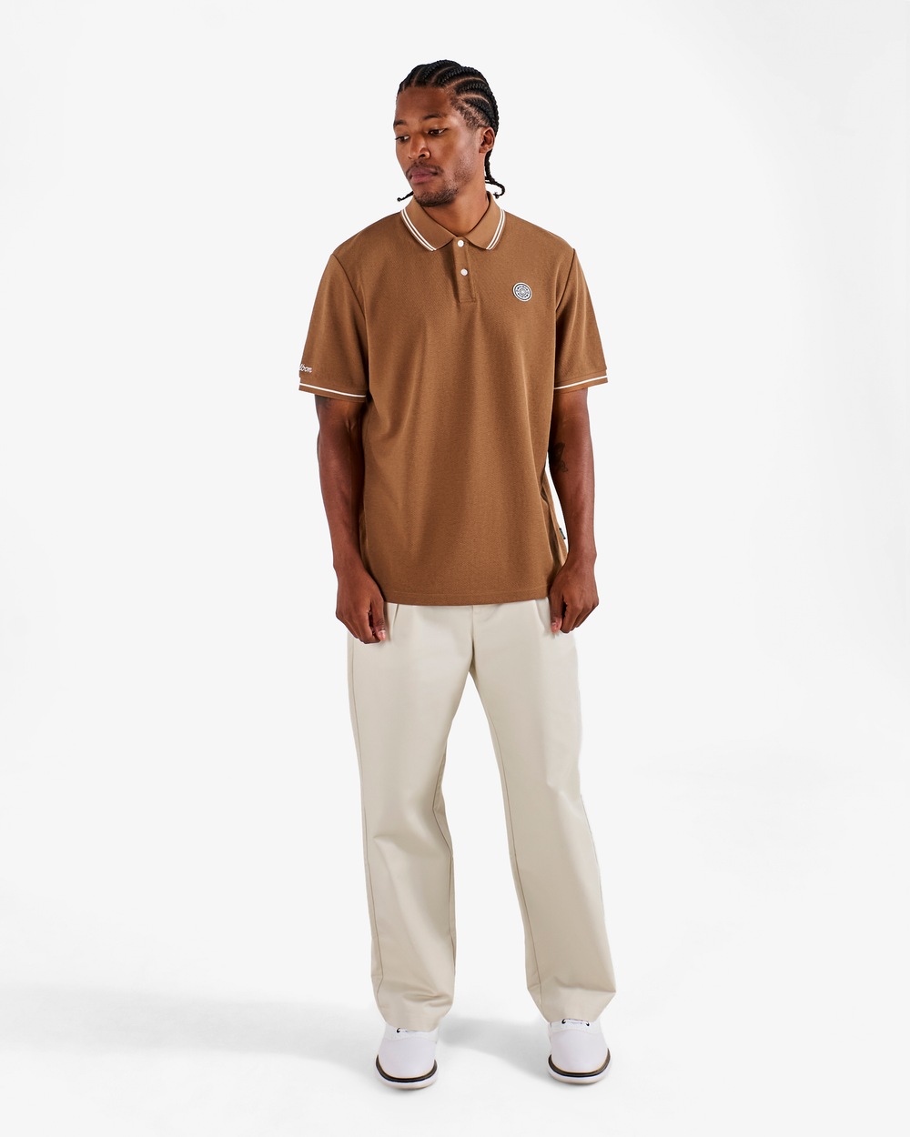 FAIRWAY APPLIQUE PIQUE POLO