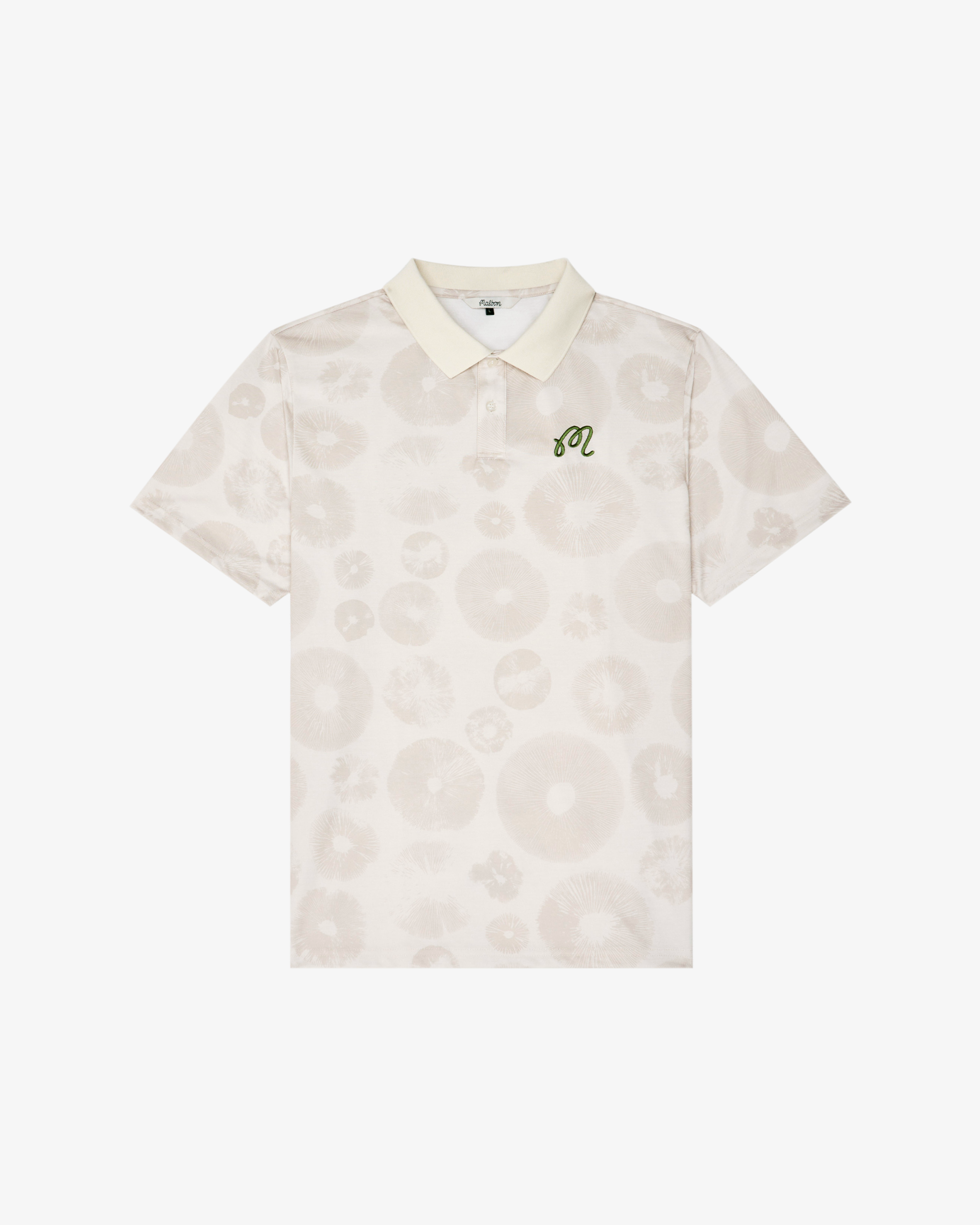 wind and sea MALBON S オファー polo ゴルフ ポロシャツ wind and sea