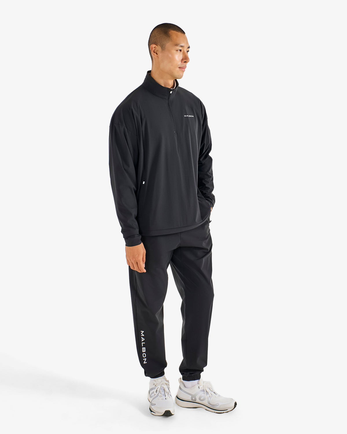 PERFORMANCE QUARTER ZIP SHELL PULLOVER – Malbon