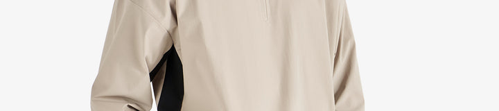 PERFORMANCE QUARTER ZIP SHELL PULLOVER