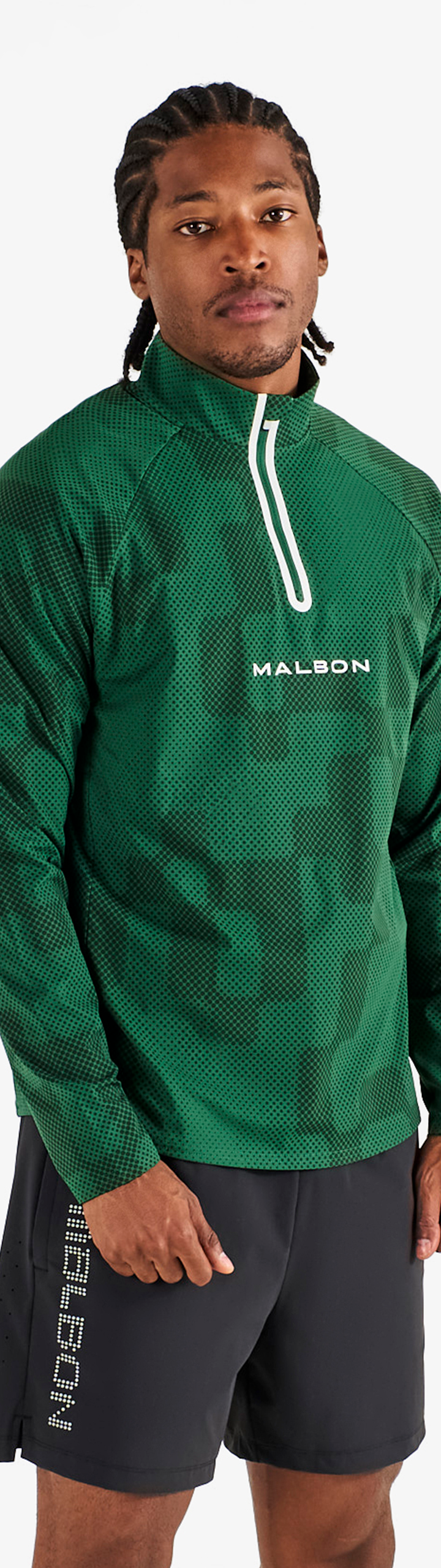 PERFORMANCE RAGLAN QUARTER ZIP – Malbon PERFORMANCE RAGLAN QUARTER ZIP – Malbon